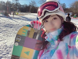 Tsuyasu delivery female college student Take me to snowboarding Healing angel 21 years old - Part 3