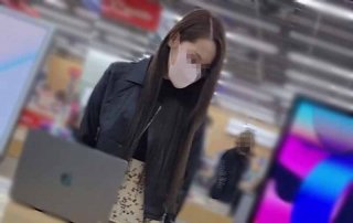 Individual Beautiful Owner Of A Girls Bar Resists Collection On Holidays But Forcibly Exposes The Pubic Area Outdoors And Cums A Large Amount On Beautiful Legs And Slender Limbs