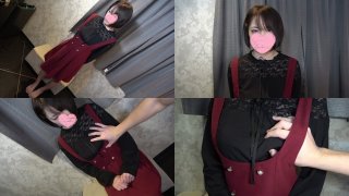 First shot Aspiring voice actor and cute voice black hair short 18 years old mass cum shot Shaved hairless pussy is soaked Personal shooting