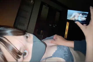 Maria-chan Who Has A Boyfriend I Had Him Take A Gonzo While Playing A Cheating Video With Me In Front Of My Boyfriend